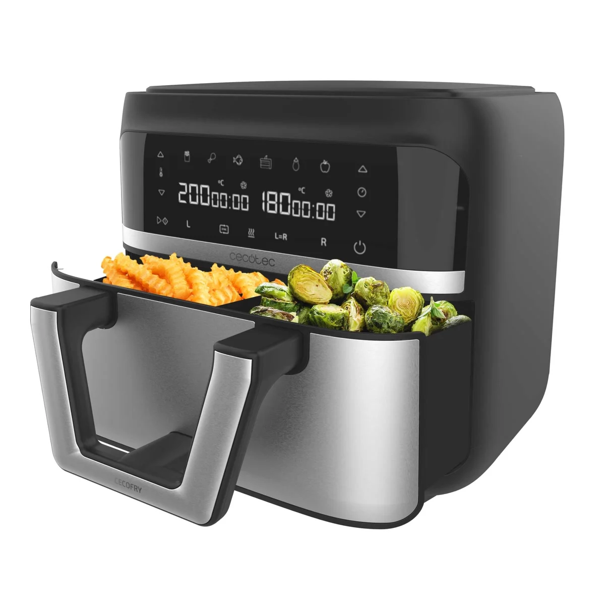 Air fryer Cecotec Cecofry Dual 9000, 9 L