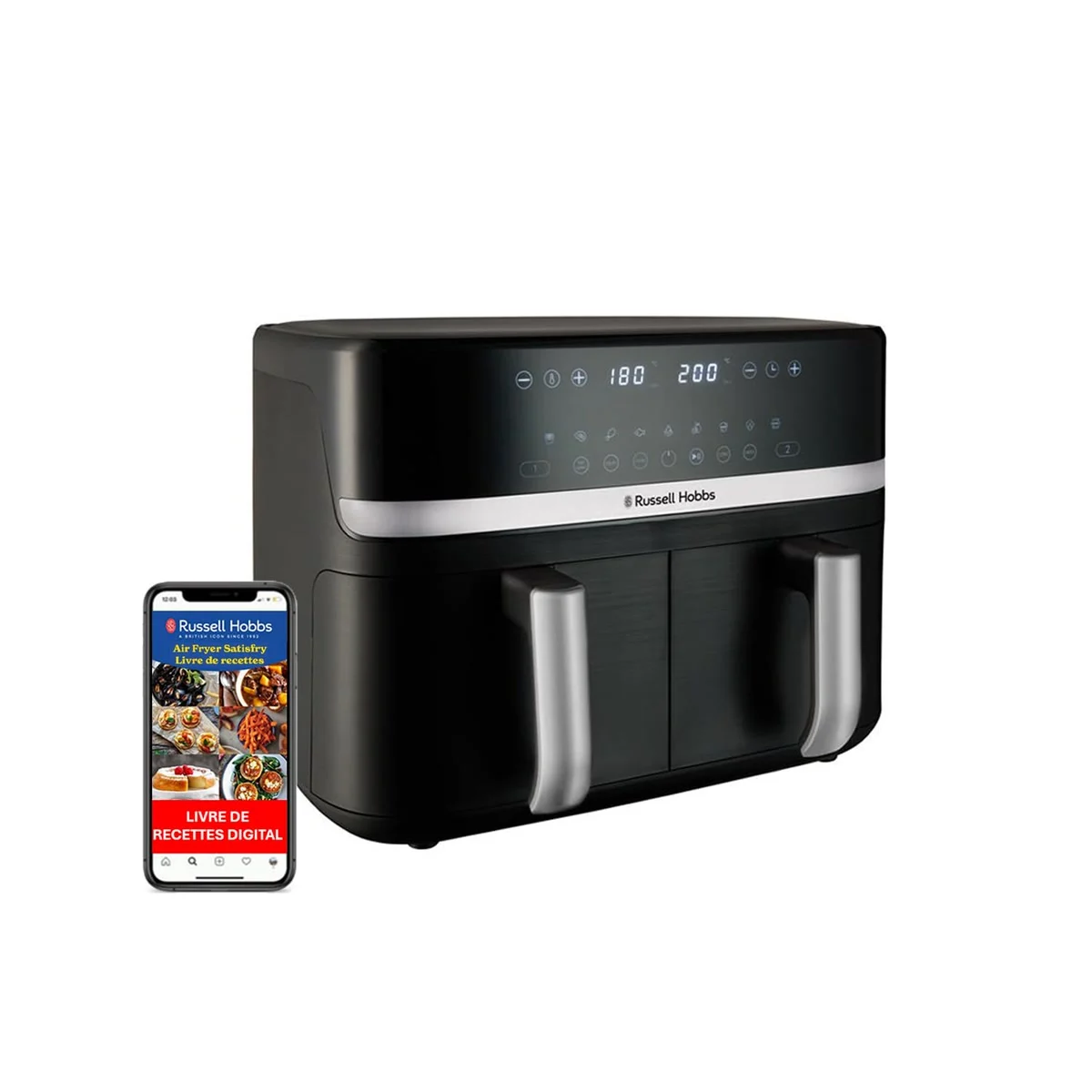 Air fryer Russell Hobbs SatisFry Dual 9 L
