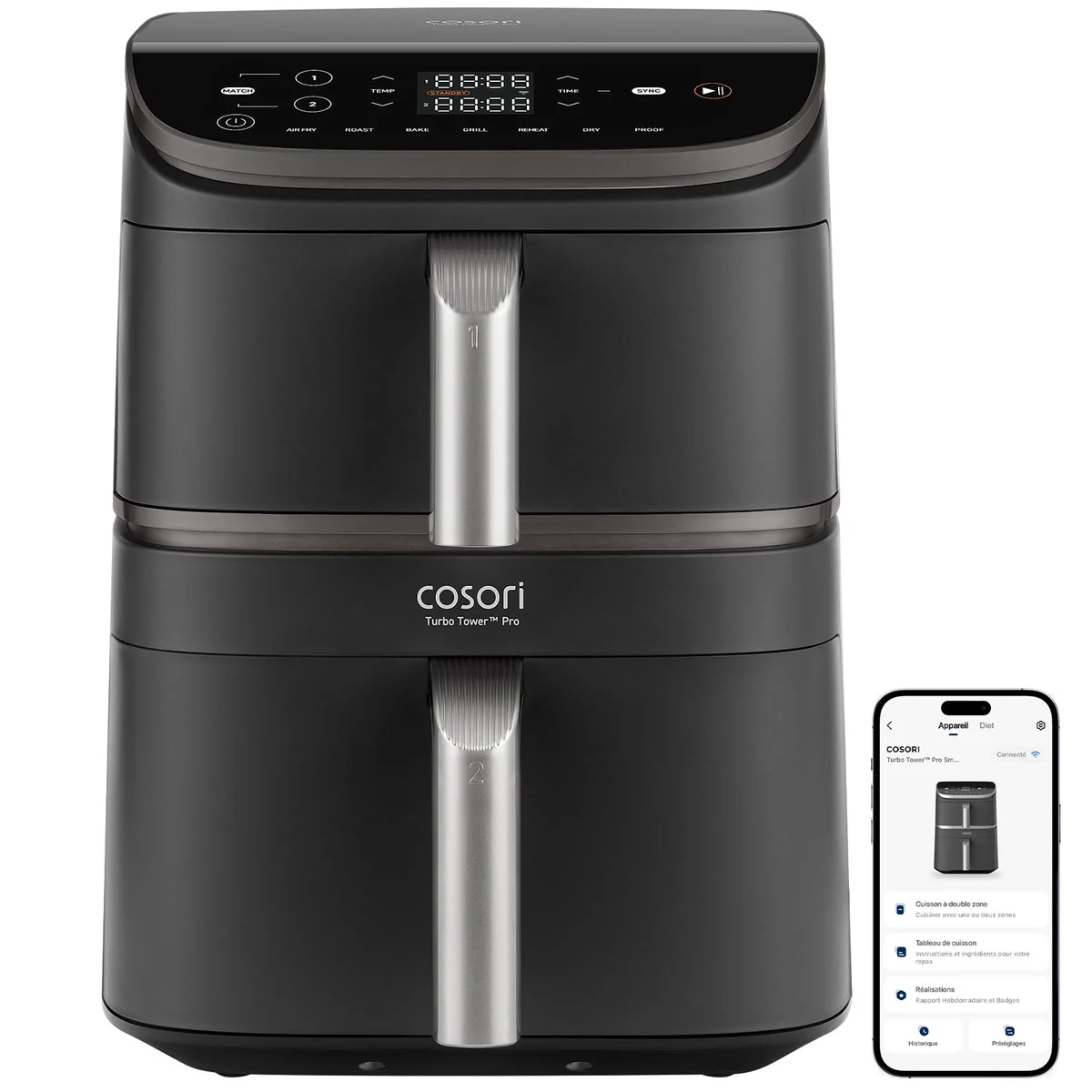 Air fryer Cosori Turbo Tower Pro 10,8 L