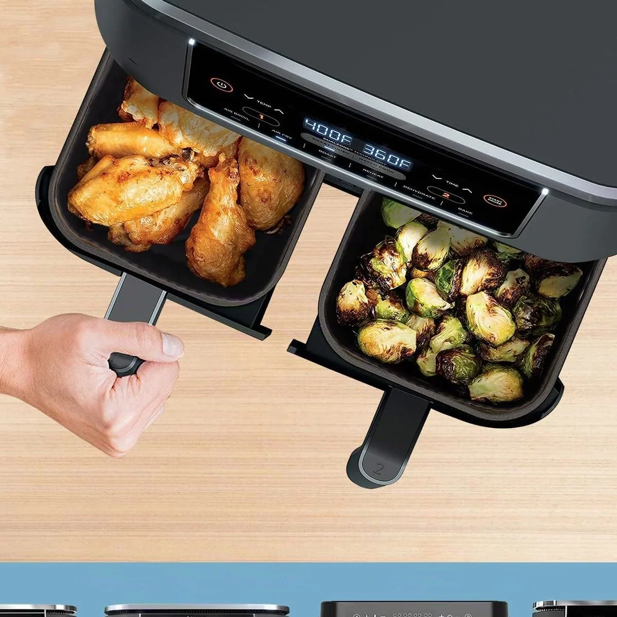 Moules en silicone pour air fryer, lot de 2, photo 2