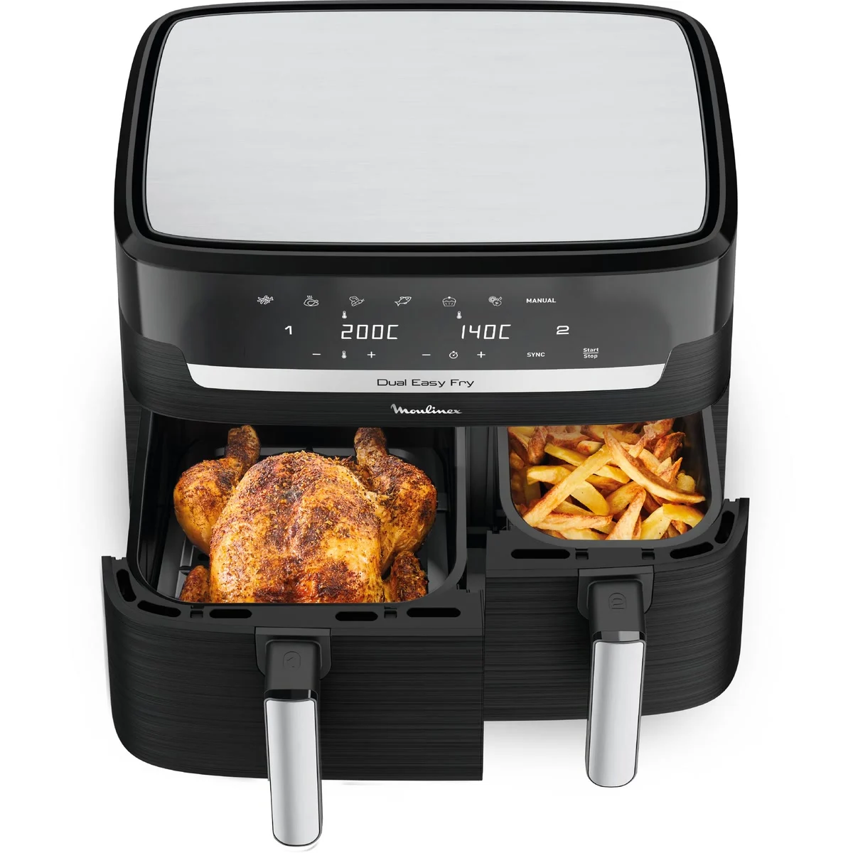 Air fryer Moulinex Easy Fry Dual 8,3 L, photo 2