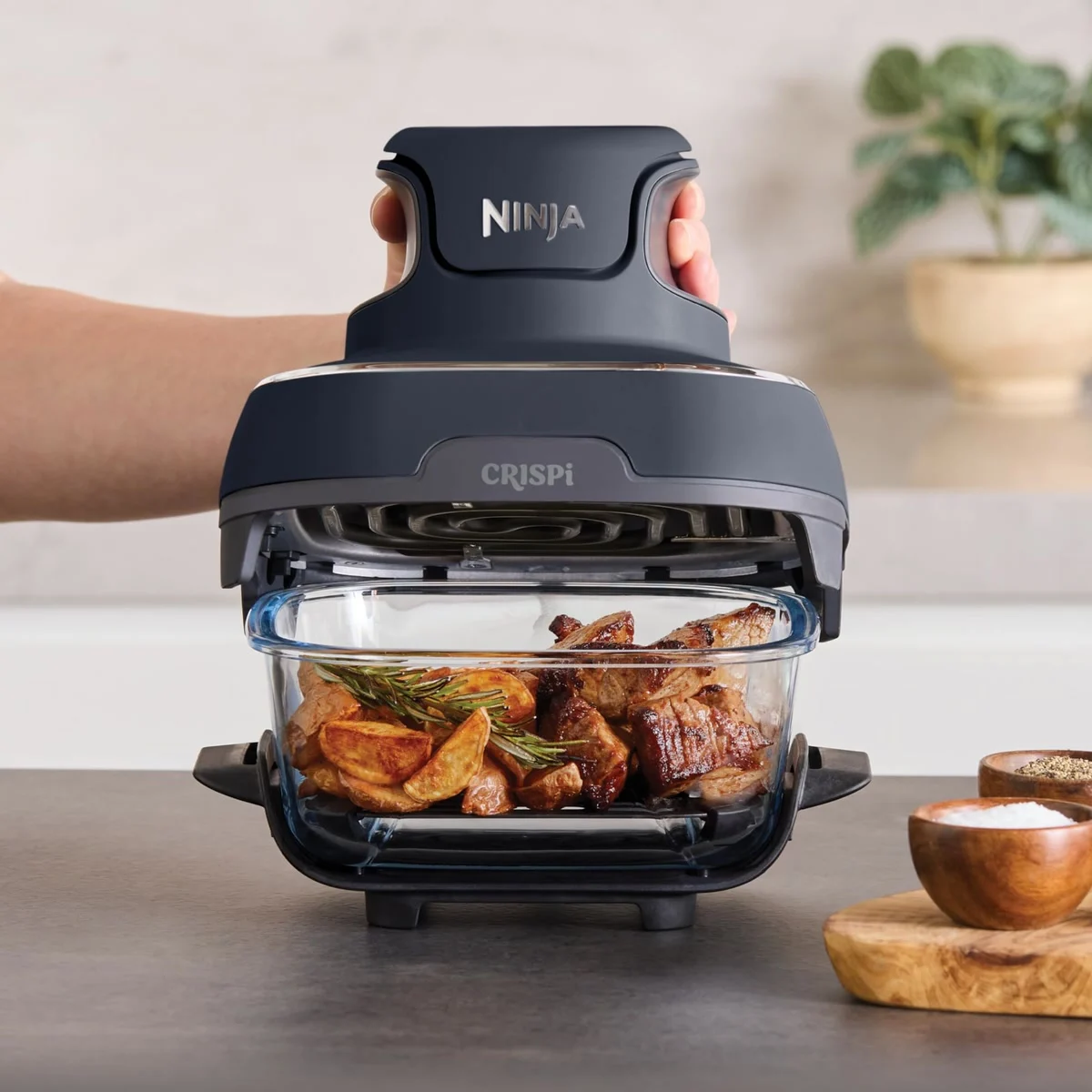 Air fryer Ninja CRISPi 4-en-1 en verre, photo 2