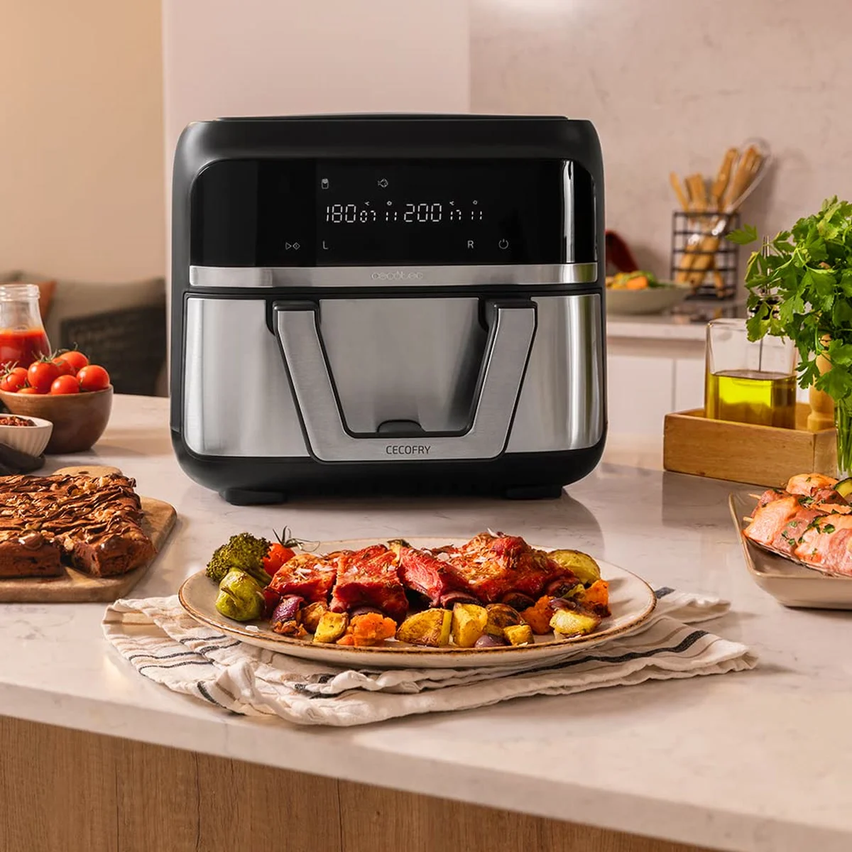 Air fryer Cecotec Cecofry Dual 9000, 9 L, photo 2