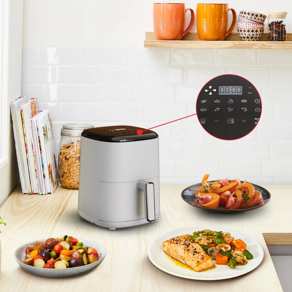 Air fryer Tefal Easy Fry Compact 3 L, photo 2