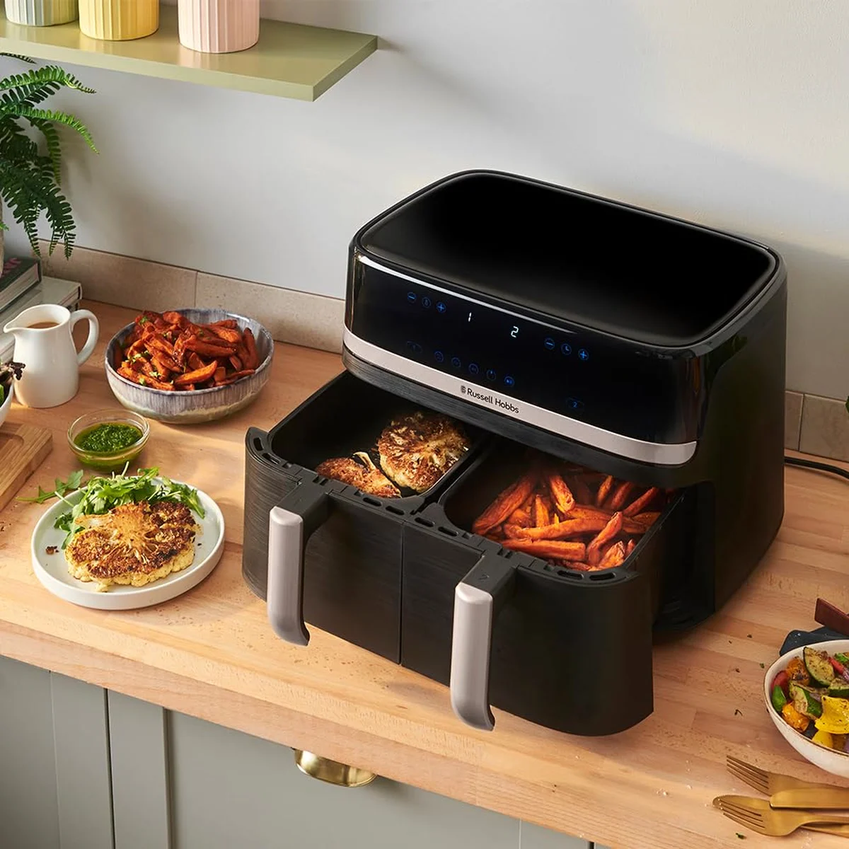 Air fryer Russell Hobbs SatisFry Dual 9 L, photo 4