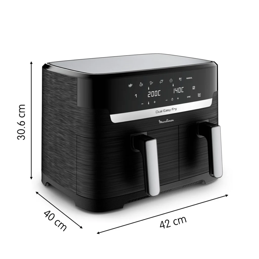 Air fryer Moulinex Easy Fry Dual 8,3 L, photo 4