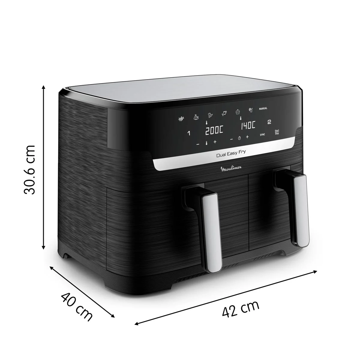 Air fryer Moulinex Easy Fry Dual 8,3 L, photo 4
