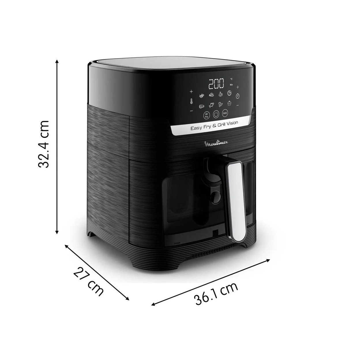 Air fryer Moulinex Easy Fry & Grill Vision 4,6 L, photo 6